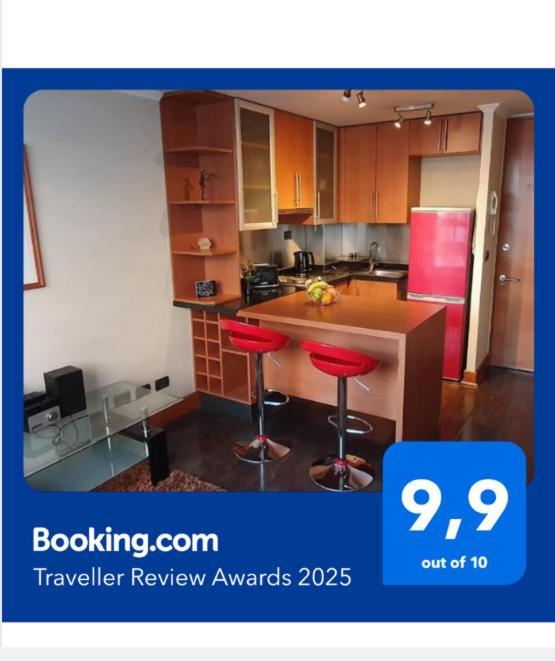 Providencia A Pasos Del Metro Pedro De Valdivia Apartment Сантяго Екстериор снимка